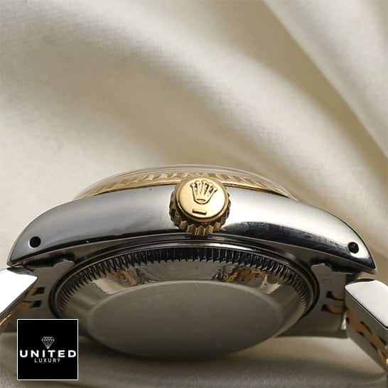 Rolex Datejust Yellow Gold Steel Diamond Dial Ladies 69173 Jubilee Replica 2 rolex 69173 diamond replica21