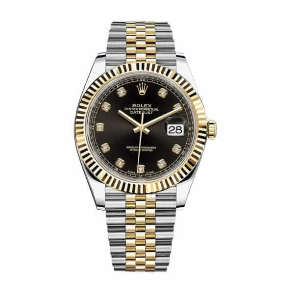 rolex-datejust-178383-31mm-steel-gold-automatic-black-dial-600x600