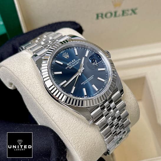 Rolex Datejust Blue Dial Steel Replica 3 Rolex Datejust 41 126334 Blue Dial Jubilee Replica