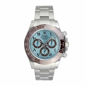 Rolex Daytona Platinum Ice-Blue Arabic Dial 4130 Movement 116506-0001 Oyster Replica