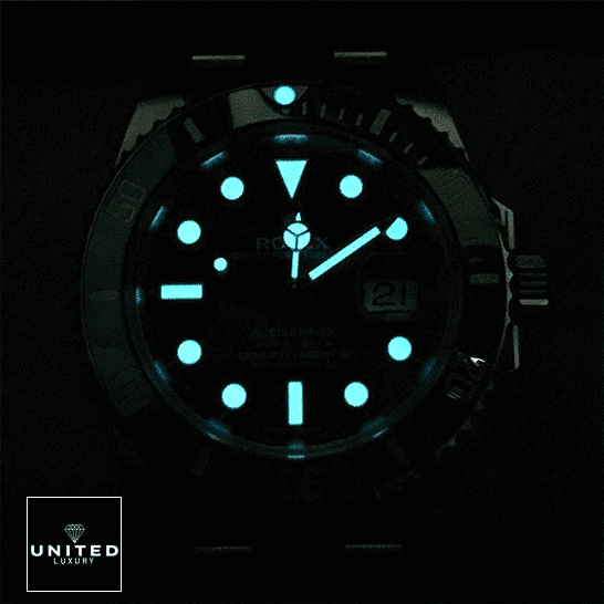 Rolex Submariner Hulk 116610LV Green Dial Replica 9 Rolex Submariner Hulk 116610LV Luminous Dial Replica Black Background