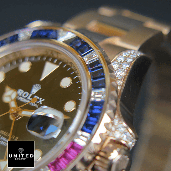 Rolex GMT-Master II 126755SARU Gem-Set Bezel Replica