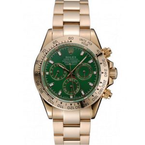 Replica Rolex Daytona 39mm Green Dial 1454244