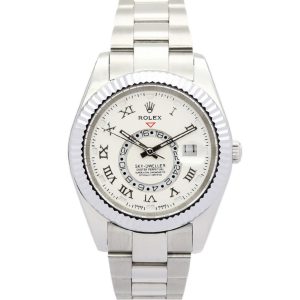 Replica Rolex Sky-Dweller 42mm White Dial 326938