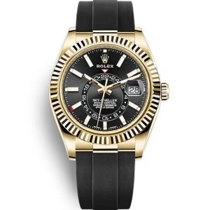 Superclone Rolex Sky-Dweller 42mm Black Dial 326238