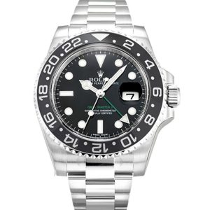 Replica Rolex GMT-Master II 40mm Black Dial 116710