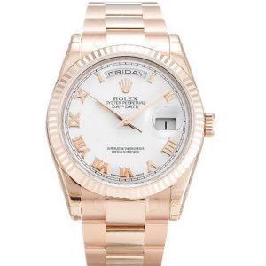 Replica Rolex Day-Date 36mm White Dial 118235 F