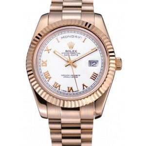 Replica Rolex Day-Date 41mm White Dial 622546