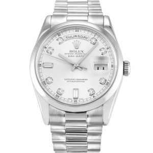 Replica Rolex Day-Date II 41mm Silver Dial 218239