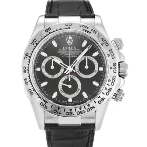 Replica Rolex Daytona 40mm Black Dial 116519