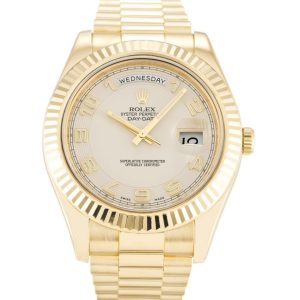 Replica Rolex Day-Date II 41mm Ivory Dial 218238