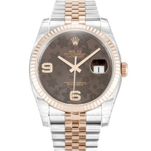 Replica Rolex Datejust 36mm Chocolate Floral Dial 116231