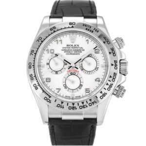 Replica Rolex Daytona 40mm White Dial 116519