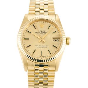Replica Rolex Datejust Mid-Size 30mm Champagne Dial 6827