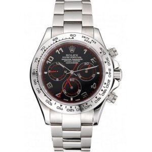 Superclone Rolex Daytona 39mm Black Dial 80296