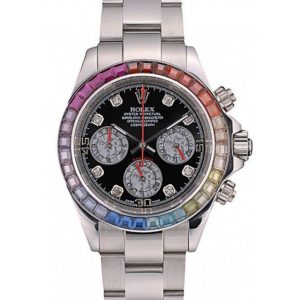 Replica Rolex Daytona 39mm Black Dial 80250