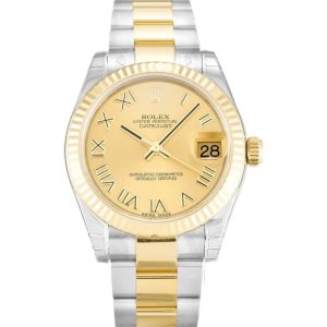Replica Rolex Lady-Datejust 31mm Champagne Dial 178273-2