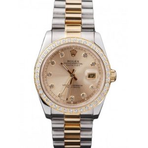 Superclone Rolex Datejust 36mm Gold Dial SRL40