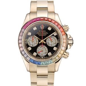 Replica Rolex Daytona 39mm Black Dial 80251