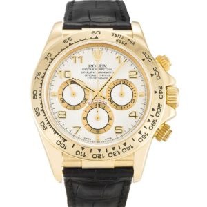 Replica Rolex Daytona 40mm White Dial 16518