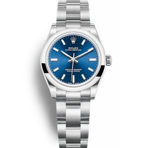 Replica Rolex Oyster Perpetual Lady 31mm Blue Dial 277200
