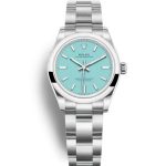Replica Rolex Oyster Perpetual Lady 31mm Turquoise Blue Dial 277200