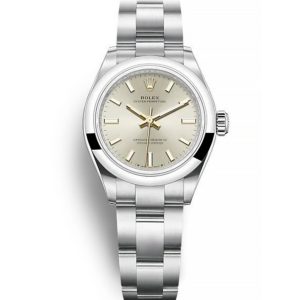 Replica Rolex Oyster Perpetual Lady 28mm Silver Dial 276200