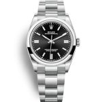 Replica Rolex Oyster Perpetual Lady 36mm Black Dial 126000