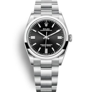 Replica Rolex Oyster Perpetual Lady 36mm Black Dial 126000