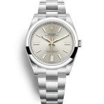 Replica Rolex Oyster Perpetual 41mm Silver Dial 124300