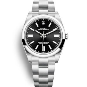 Replica Rolex Oyster Perpetual Lady 41mm Black Dial 124300