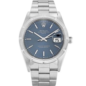 Replica Rolex Oyster Perpetual Date 31mm Blue Dial 15210