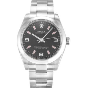 Replica Rolex Oyster Perpetual Lady 31mm Black Dial 177200