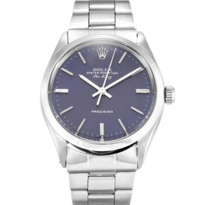 Replica Rolex Air-King 34mm Blue Dial 5500