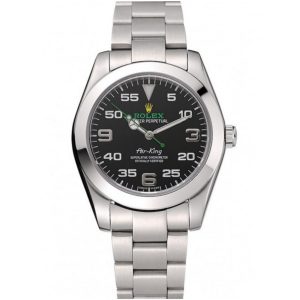 Replica Rolex Air-King 38mm Black Dial 1454020