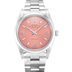 Replica Rolex Air-King 34mm Pink Dial 14000