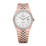 Land-Dweller 40 Everose gold and diamonds