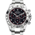 Rolex Daytona White Gold Black Arabic Dial Oyster Bracelet 116509