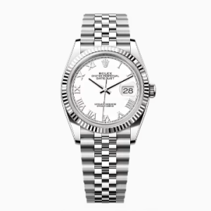 Rolex Datejust 36 Jubilee, 36 mm, Oystersteel and white gold Reference 126234 Replica