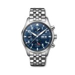 IWC Pilot’s Watch Chronograph 41 Stainless Steel Blue Dial Bracelet IW388102