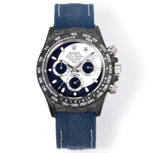 Rolex Cosmograph Daytona DiW Carbon Blue Panda Dial 4130